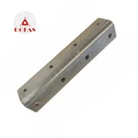 Кутовий кронштейн з оцинкованої м’якої сталі для промислових ролетних дверей